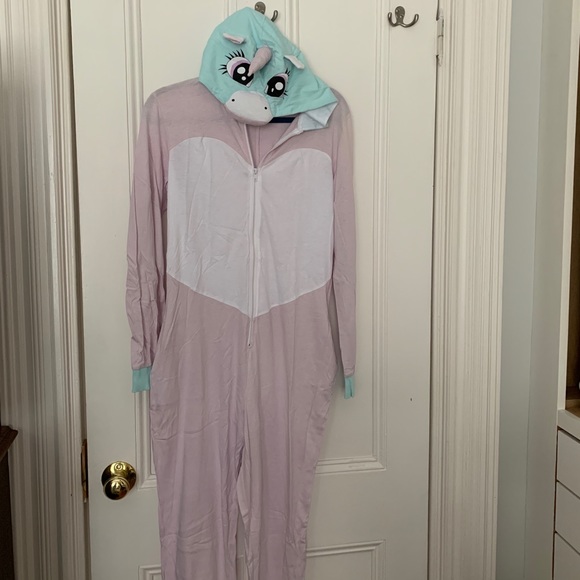 ASOS Unicorn Onesie Tracksuit with Pockets - Picture 3 of 12